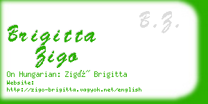 brigitta zigo business card